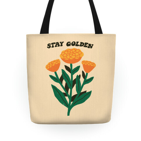 Stay Golden Marigolds Tote