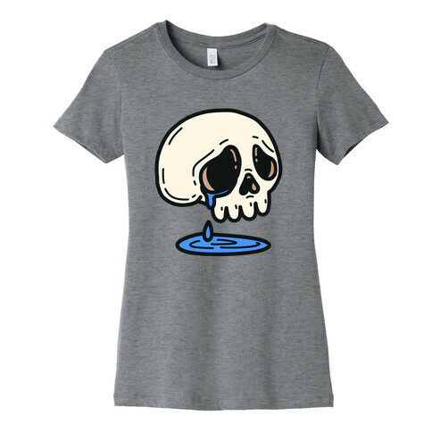 Sensitive Skull Womens T-Shirt