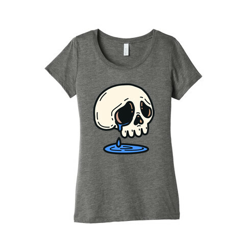 Sensitive Skull Womens T-Shirt