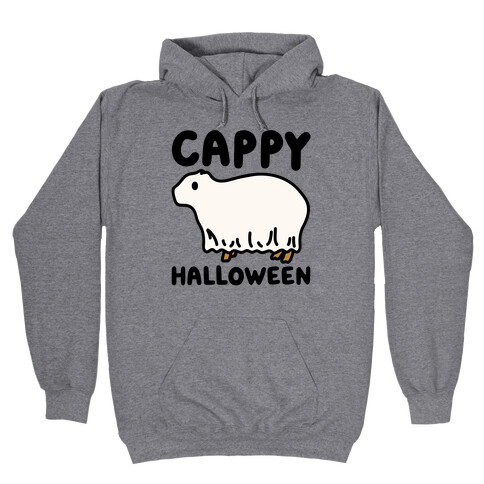 Cappy Halloween Capybara Parody Hooded Sweatshirt