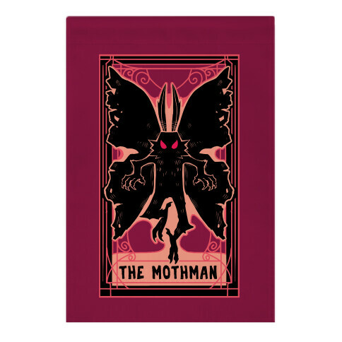 The Mothman Tarot Garden Flag