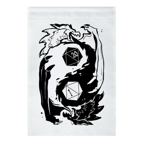 Dungeons and Dragons Yin Yang Garden Flag