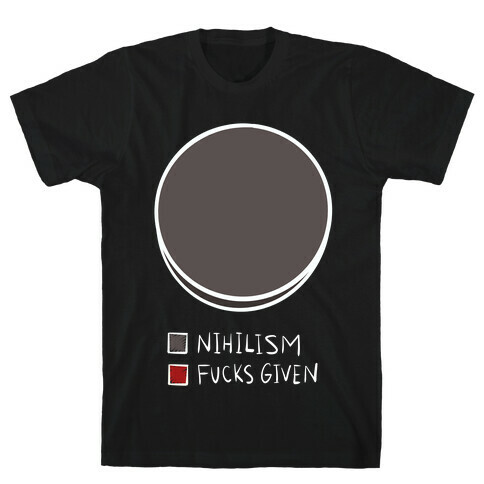 Nihilism Pie Chart T-Shirt