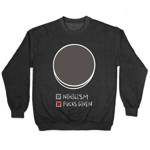 Nihilism Pie Chart Pullover