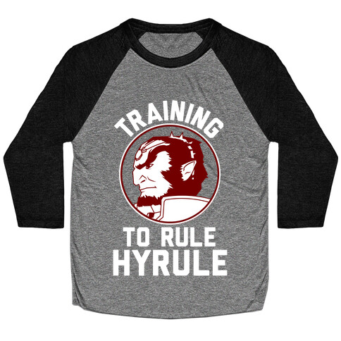 Training To Rule Hyrule Baseball Tee