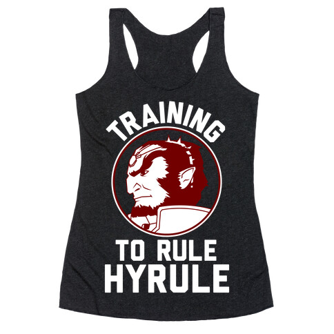 Training To Rule Hyrule Racerback Tank Top