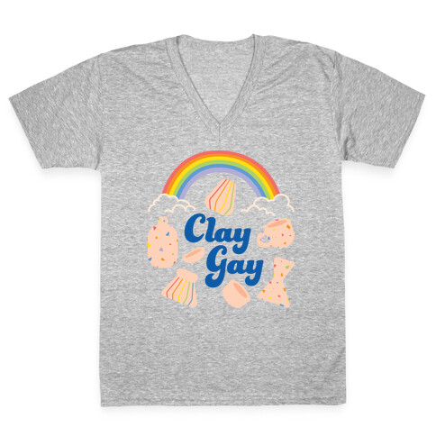 Clay Gay Ceramics V-Neck Tee Shirt