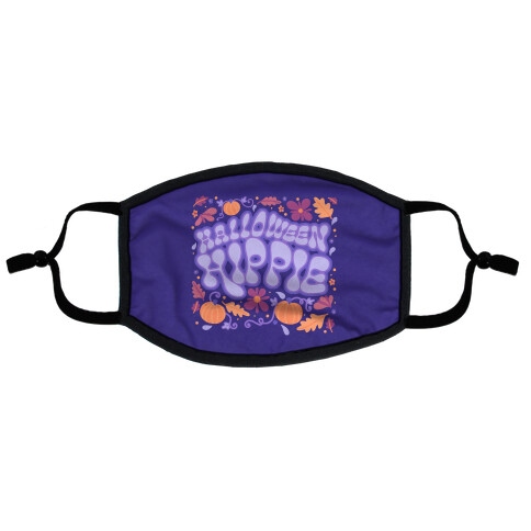 Halloween Hippie Flat Face Mask