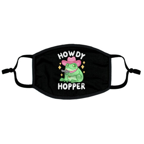 Howdy Hopper Flat Face Mask