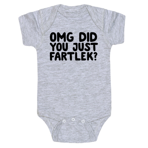 OMG Did You Just Fartlek? Baby One-Piece
