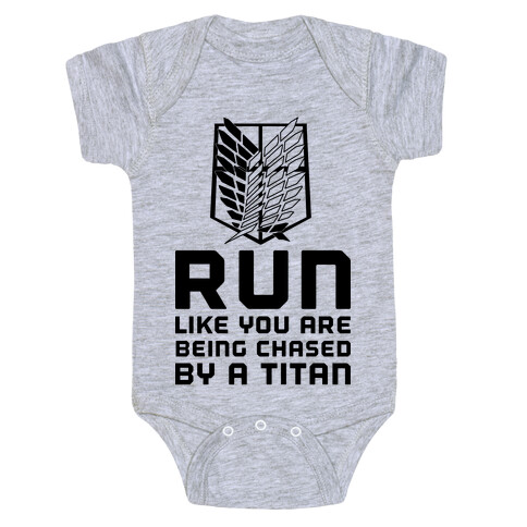 Run Like You Are Being Chased By A Titan Baby One-Piece