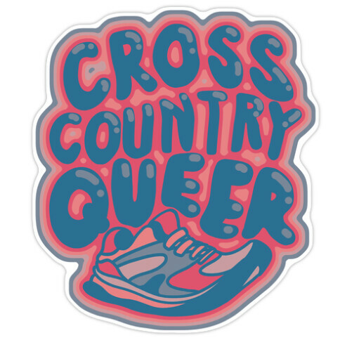 Cross Country Queer Die Cut Sticker