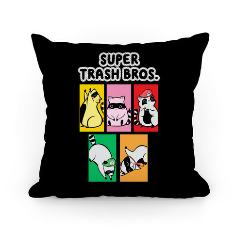 Super Trash Bros. Pillow