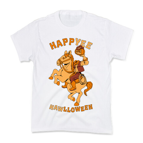 HappYEE HAWlloween Headless Cowboy Kids T-Shirt