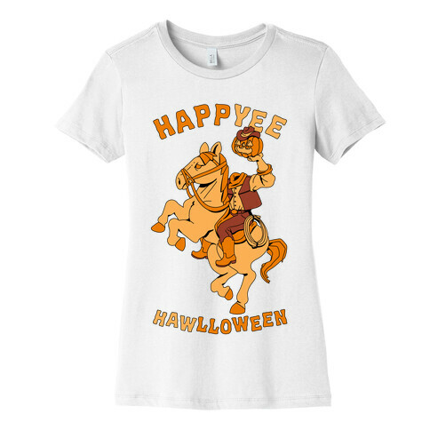 HappYEE HAWlloween Headless Cowboy Womens T-Shirt