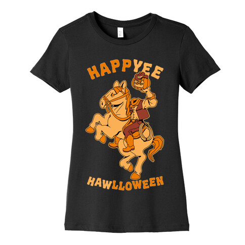 HappYEE HAWlloween Headless Cowboy Womens T-Shirt