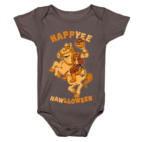 HappYEE HAWlloween Headless Cowboy Baby One-Piece