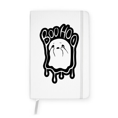 Boo Hoo Sad Ghost Notebook