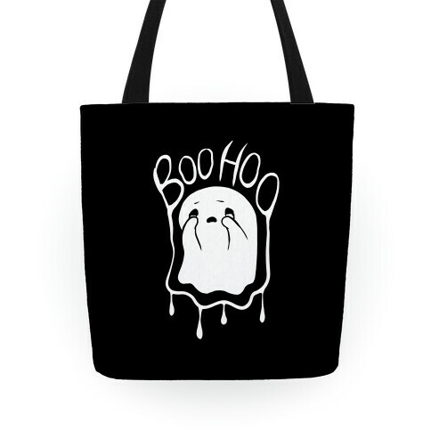 Boo Hoo Sad Ghost Tote