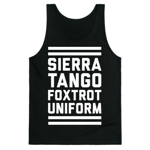 Sierra Tango Foxtrot Uniform Tank Top