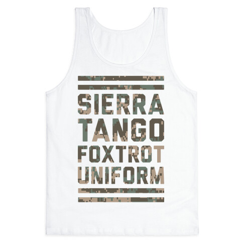 Sierra Tango Foxtrot Uniform Tank Top