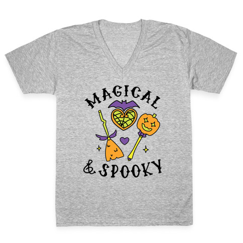 Magical & Spooky V-Neck Tee Shirt