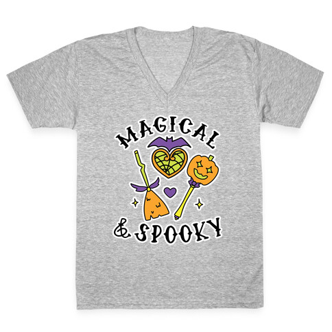 Magical & Spooky V-Neck Tee Shirt