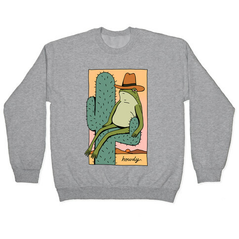 Howdy Frog Cowboy Pullover