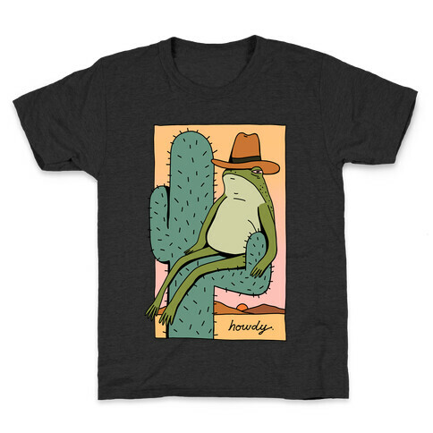 Howdy Frog Cowboy Kids T-Shirt