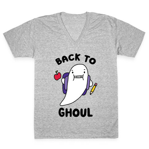 Back to Ghoul V-Neck Tee Shirt