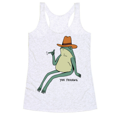 Yee Frhawg Frog Racerback Tank Top