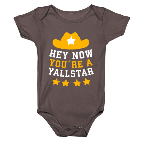 Hey Now, You're a YallStar Baby One-Piece
