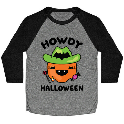 Howdy Halloween Baseball Tee