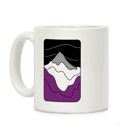 Groovy Pride Flag Landscapes: Ace Flag Coffee Mug