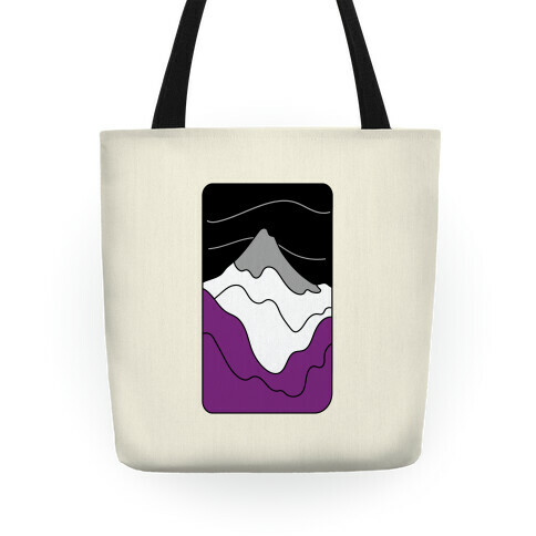 Groovy Pride Flag Landscapes: Ace Flag Tote