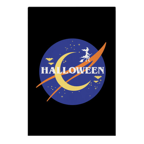 Halloween Nasa Parody Garden Flag