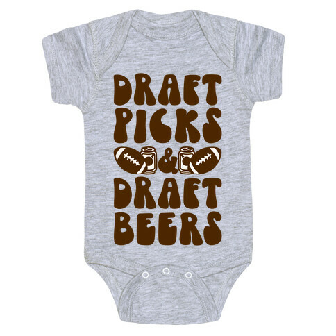 Draft Picks & Draft Beers Baby One-Piece