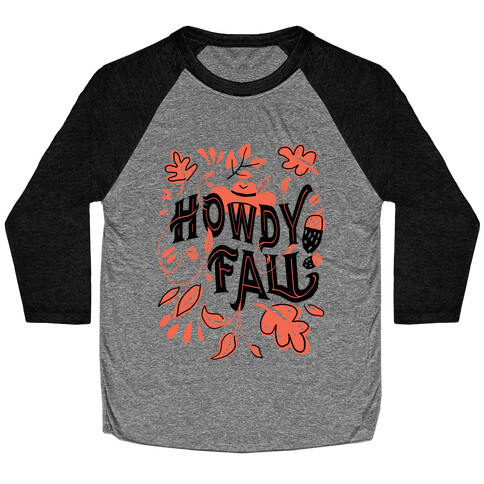 Howdy Fall Baseball Tee