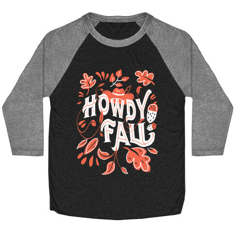 Howdy Fall Baseball Tee