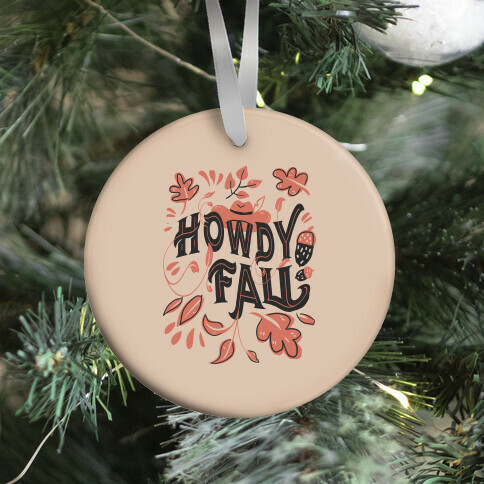 Howdy Fall Ornament