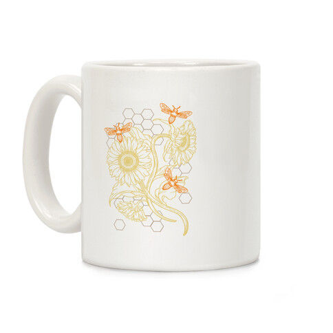 Honeybees & Sunflowers Coffee Mug