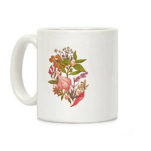 Chef's Botanical Herbs and Spices Coffee Mug