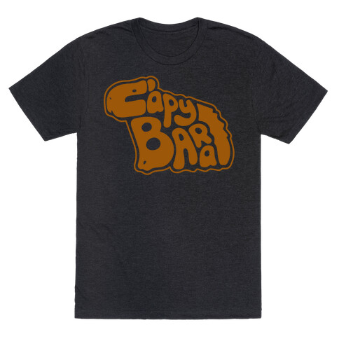 Capybara Font Illustration T-Shirt