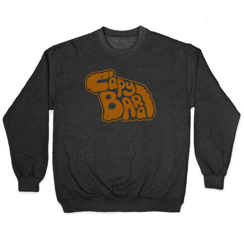 Capybara Font Illustration Pullover