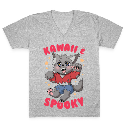 Kawaii & Spooky V-Neck Tee Shirt