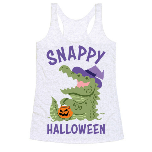 Snappy Halloween Racerback Tank Top