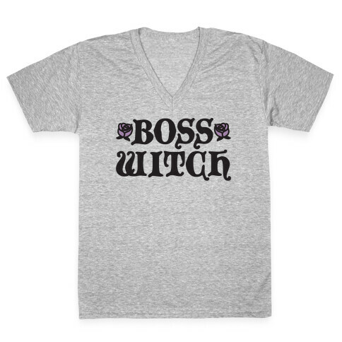 Boss Witch V-Neck Tee Shirt