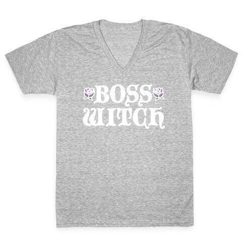 Boss Witch V-Neck Tee Shirt