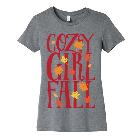 Cozy Girl Fall Womens T-Shirt