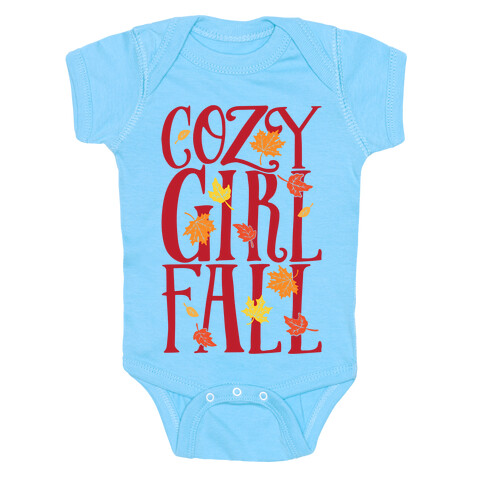 Cozy Girl Fall Baby One-Piece